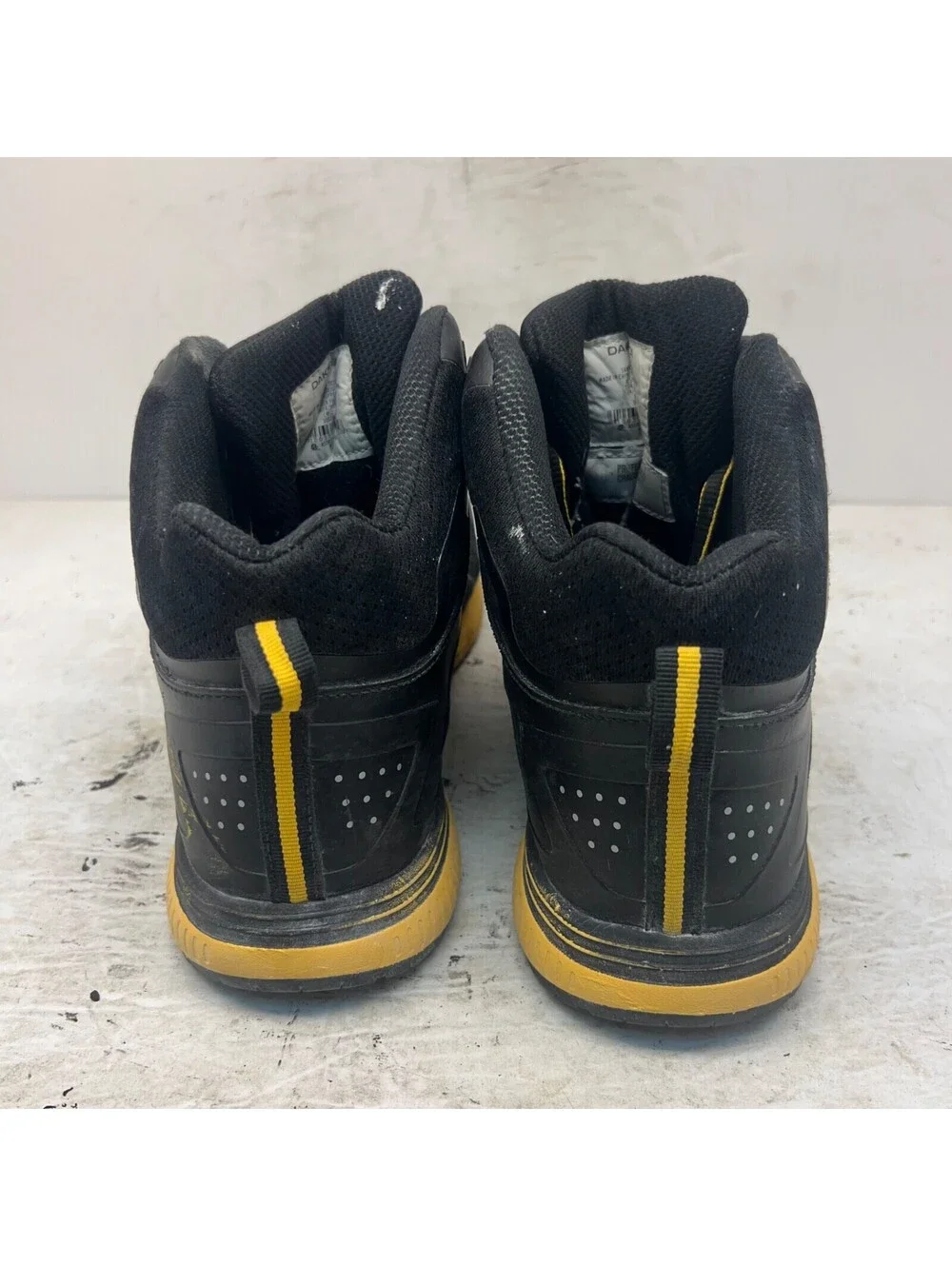 Dakota Men's Mid-Cut CTCP Athletic Safety Shoes 3822 Black/Yellow Size 11M